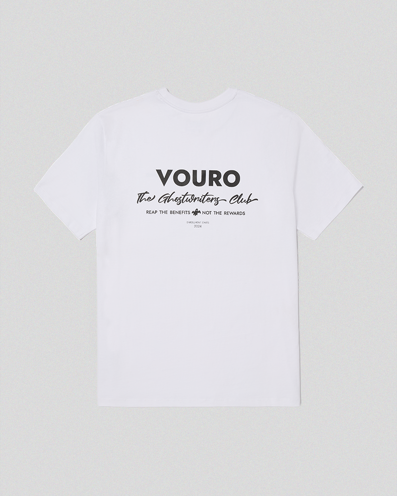 Ghostwriters Club T-Shirt - White